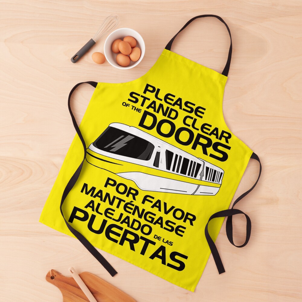 Please Stand Clear T-Shirt Apron