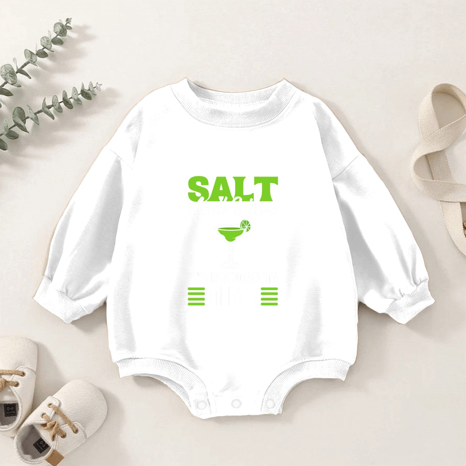 Salt & Lime Alcoholic Person Gift Baby Romper Sweatshirts