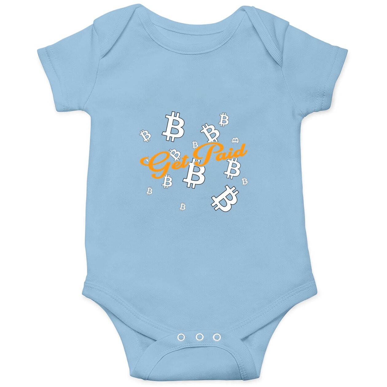 Bitcoin Btc Queen Crypto Cryptocurrency Ladies Cute Baby Bodysuit