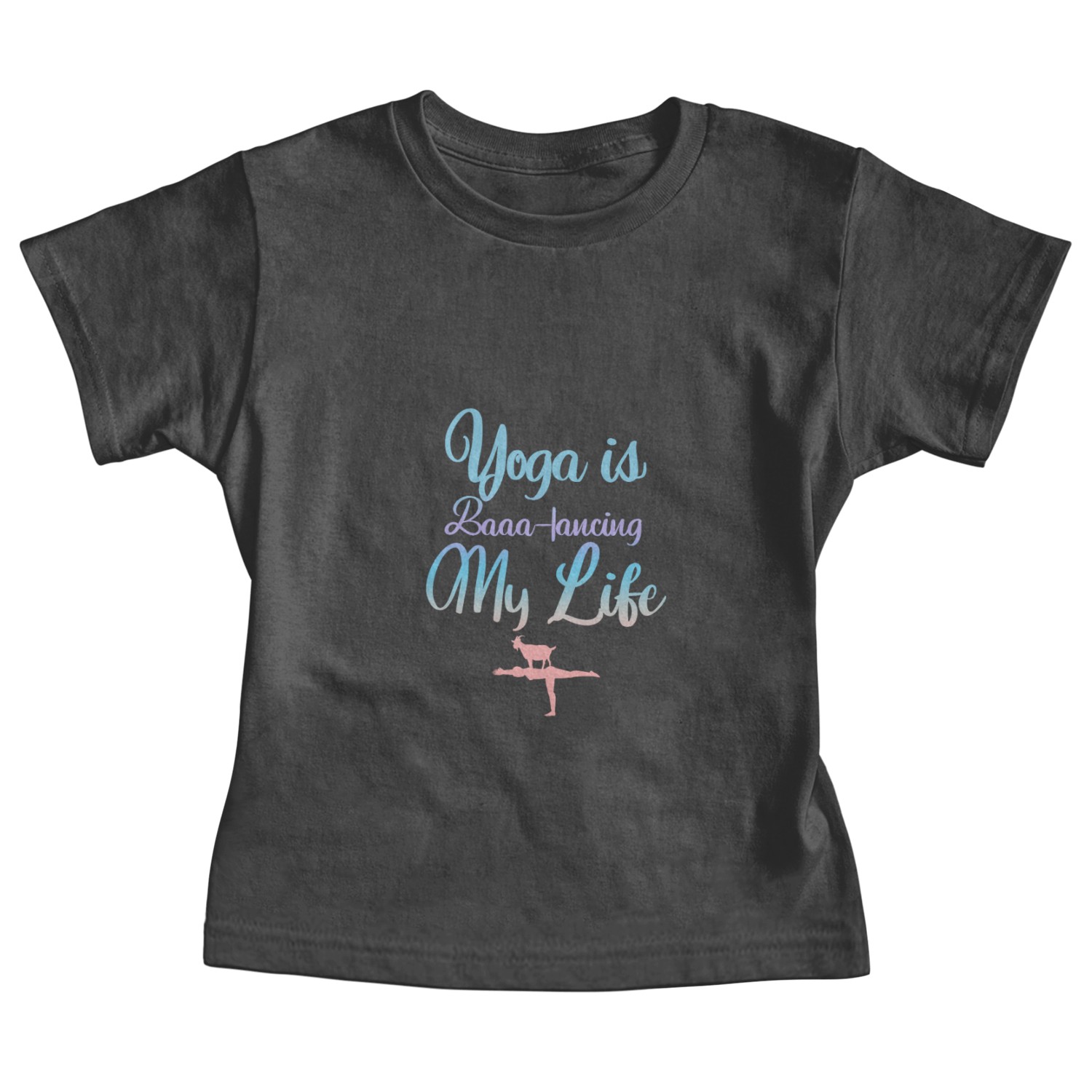 Goat Yoga Balancing My Life Baby Tees