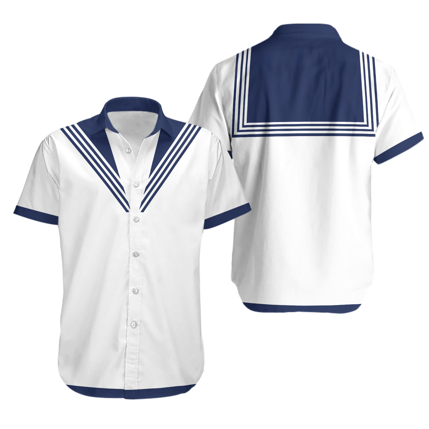 Royal Navy Sailor Uniform Hawaiian Shirt