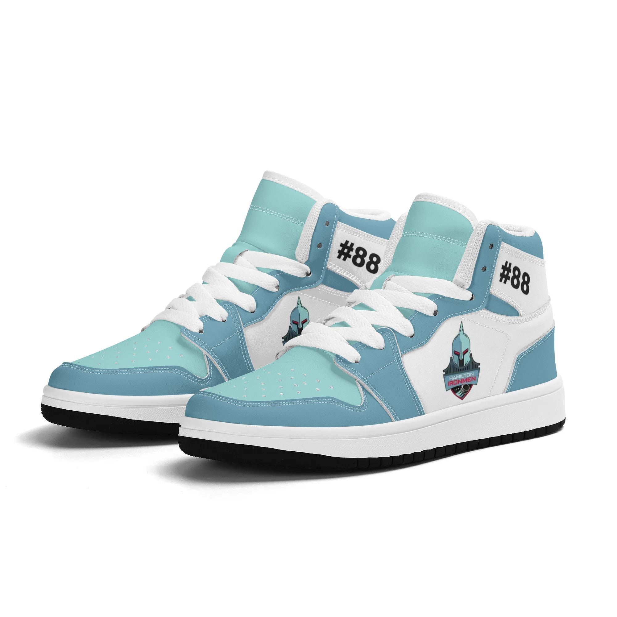 Hockey Team Men High-Top Sneakers | Fan Shoes | Team Logo Sneakers