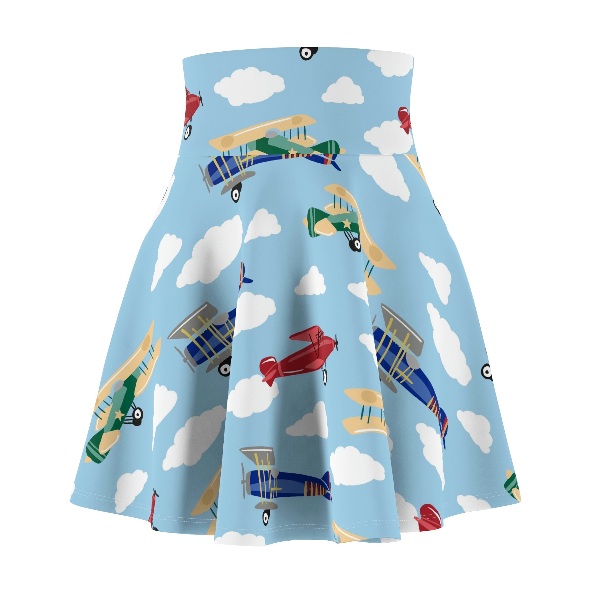 Vintage Airplanes Women's Skater Skirt