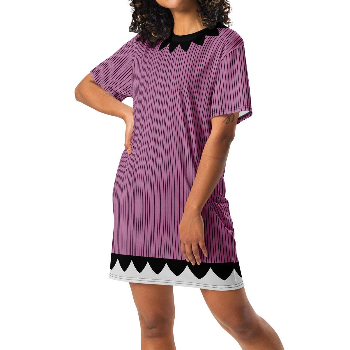 Shock Costume T-shirt Dress | Halloween | Cosplay | Women's Clothing