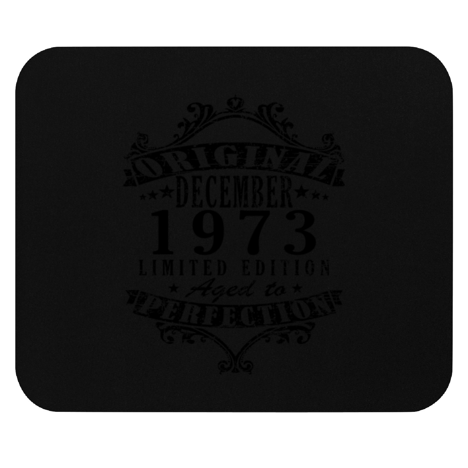 Vintage December 1973 50th birthday present Mouse Pads