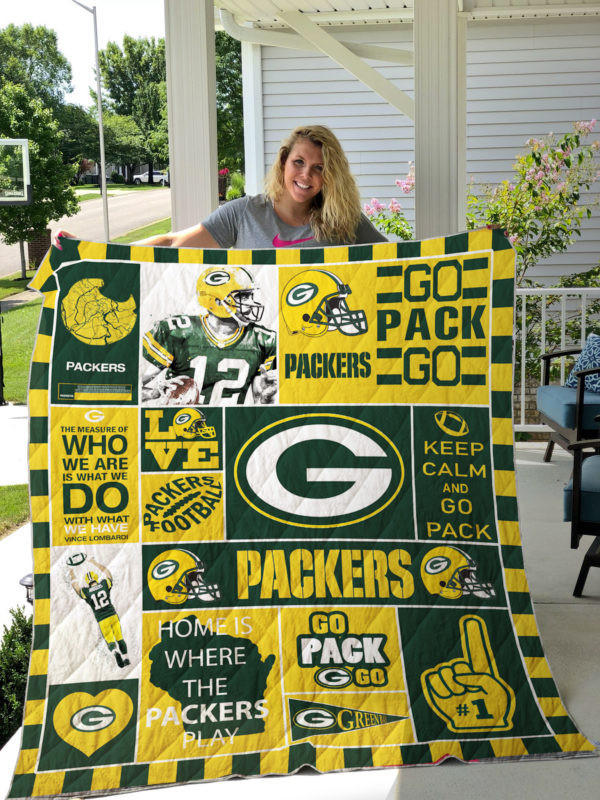Green Bay Packers Quilt, Bedding Decor