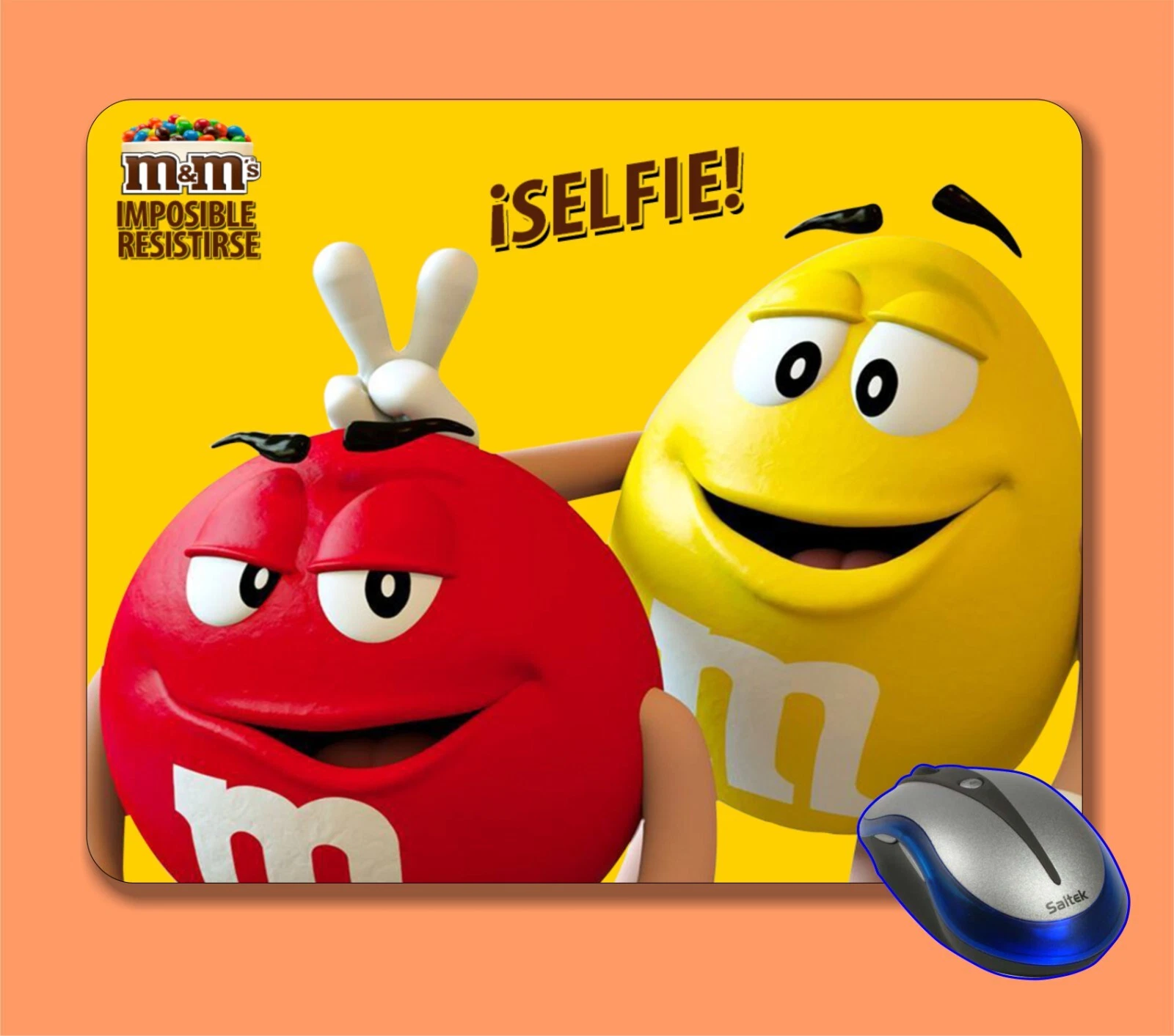 M&M Chocolate Candy Computer Mouse Pad