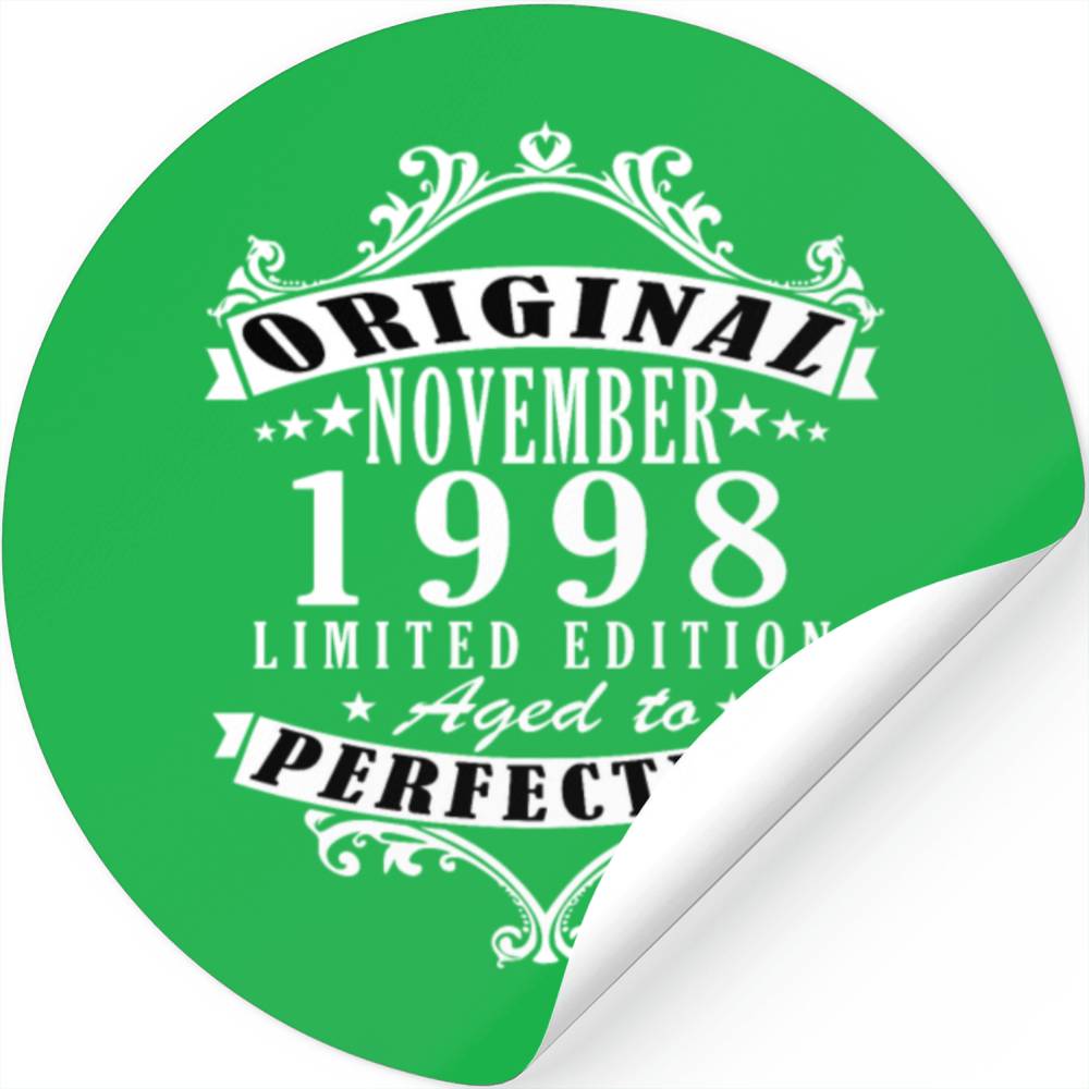 November 1998 Legend Vintage Stickers