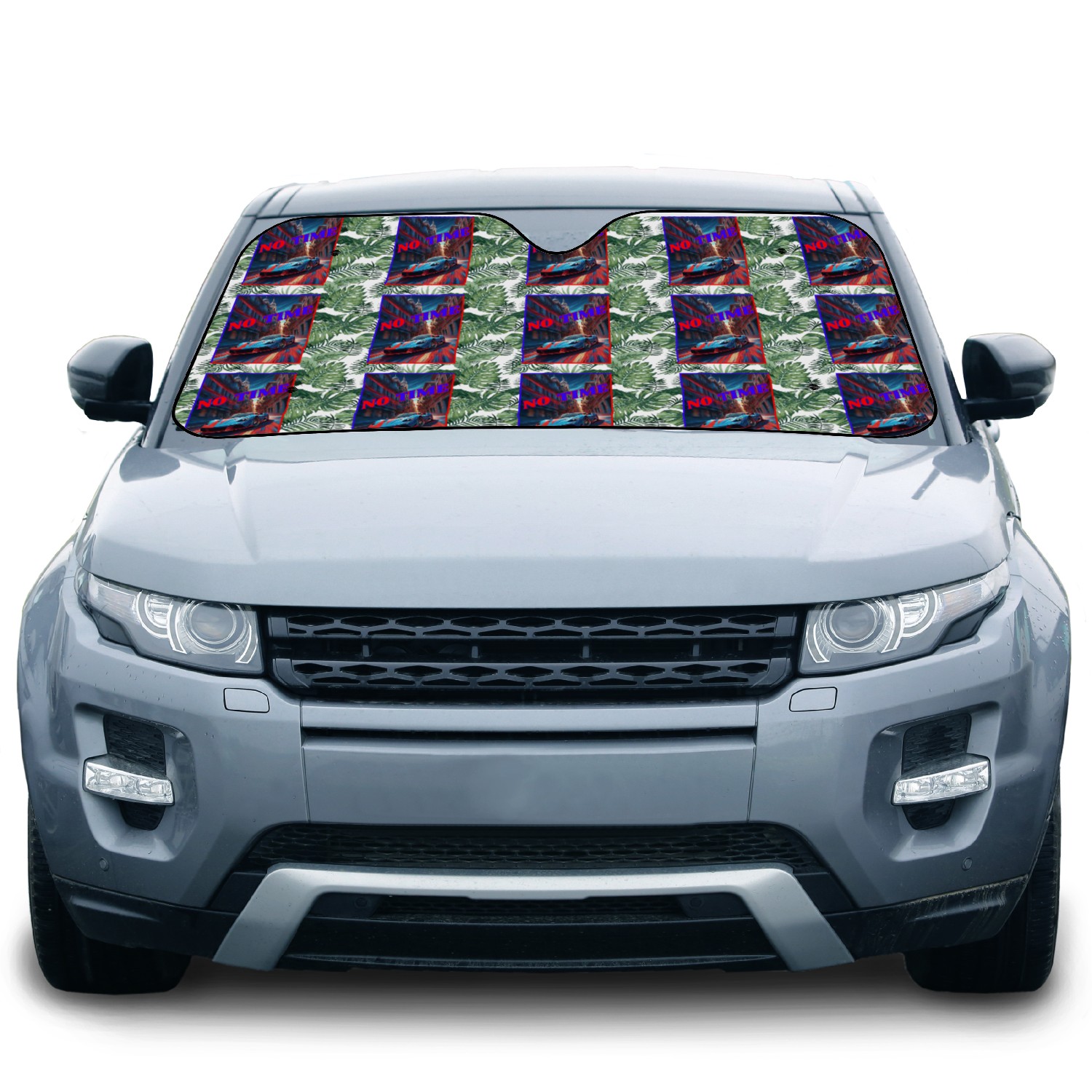 Car speeding through the city Car Sun Shades