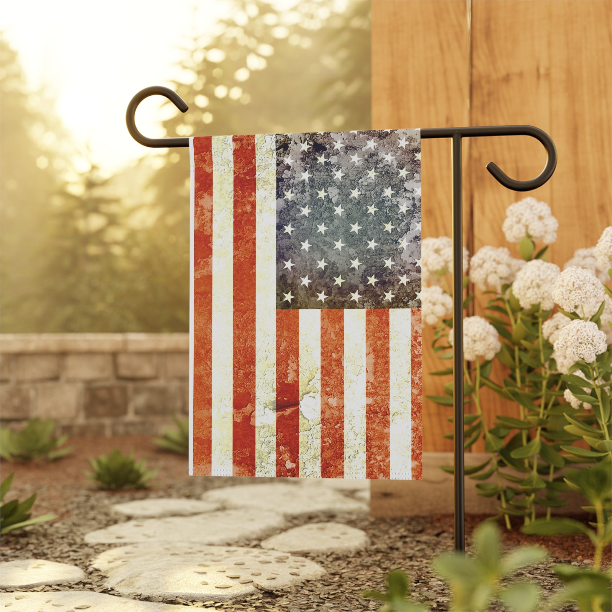 Usa flag banner, presidential election banner, Usa house flag