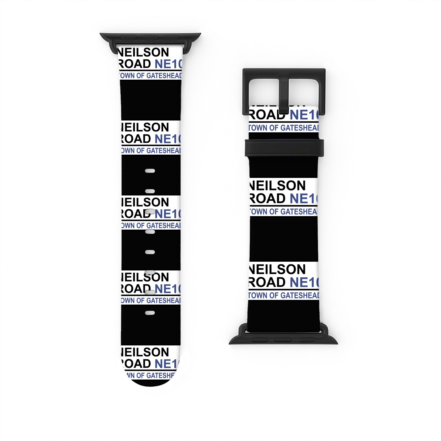 Gateshead Neilson Road Iconic Street Sign Watch Bands For Apple Watch