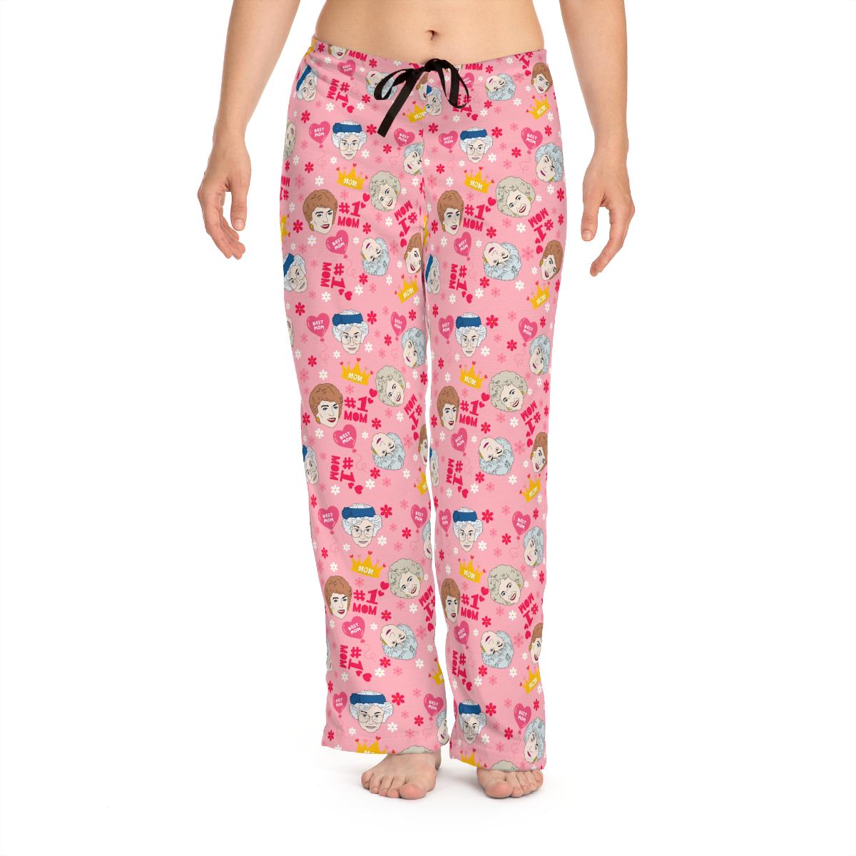 The Stay Golden Mother's Day Pants, #1 Mom Rose Blanche Dorothy Sophia Pajama Pants, Gift For Her, for Him