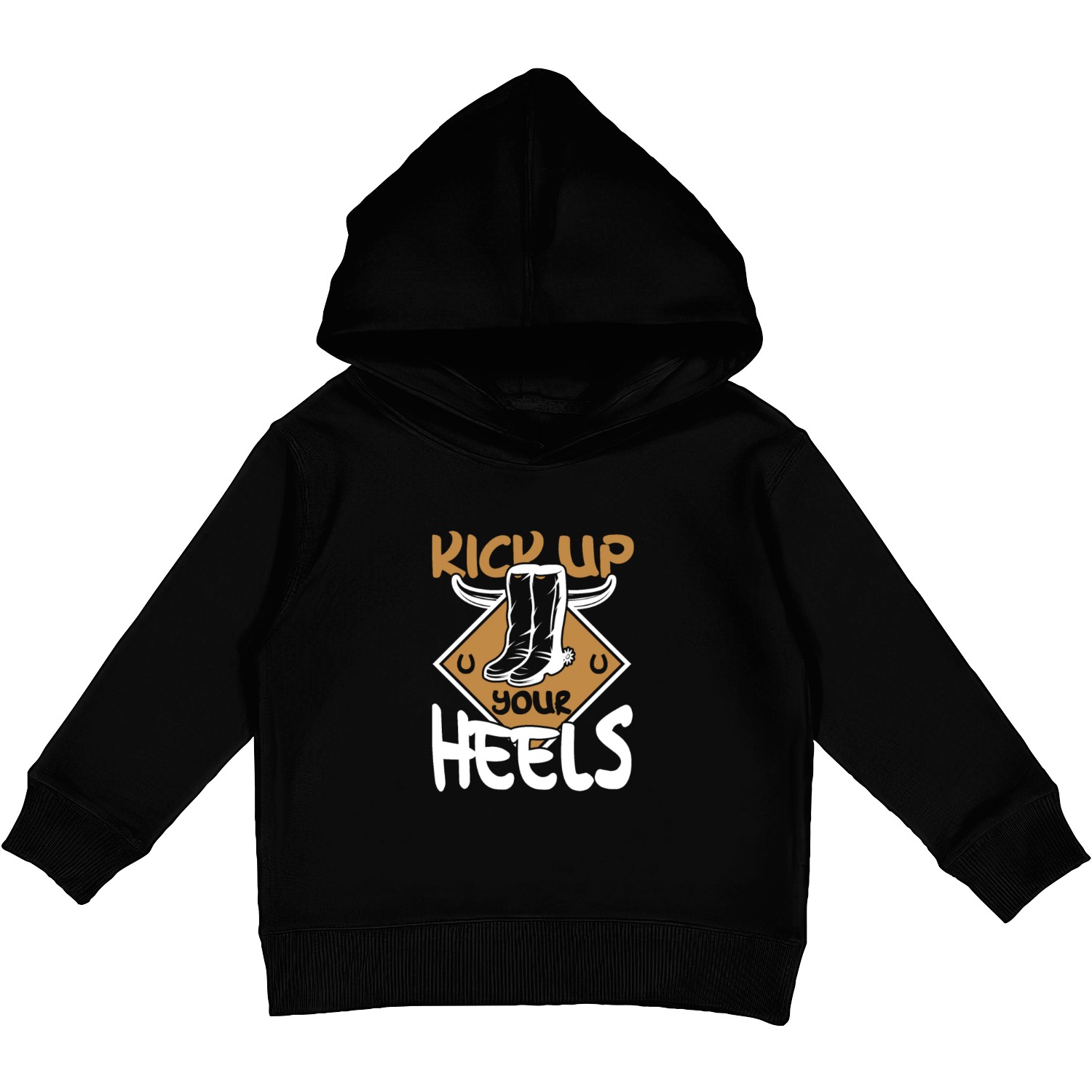 Kick Up Your Heels Cowboy Boots Kids Pullover Hoodies