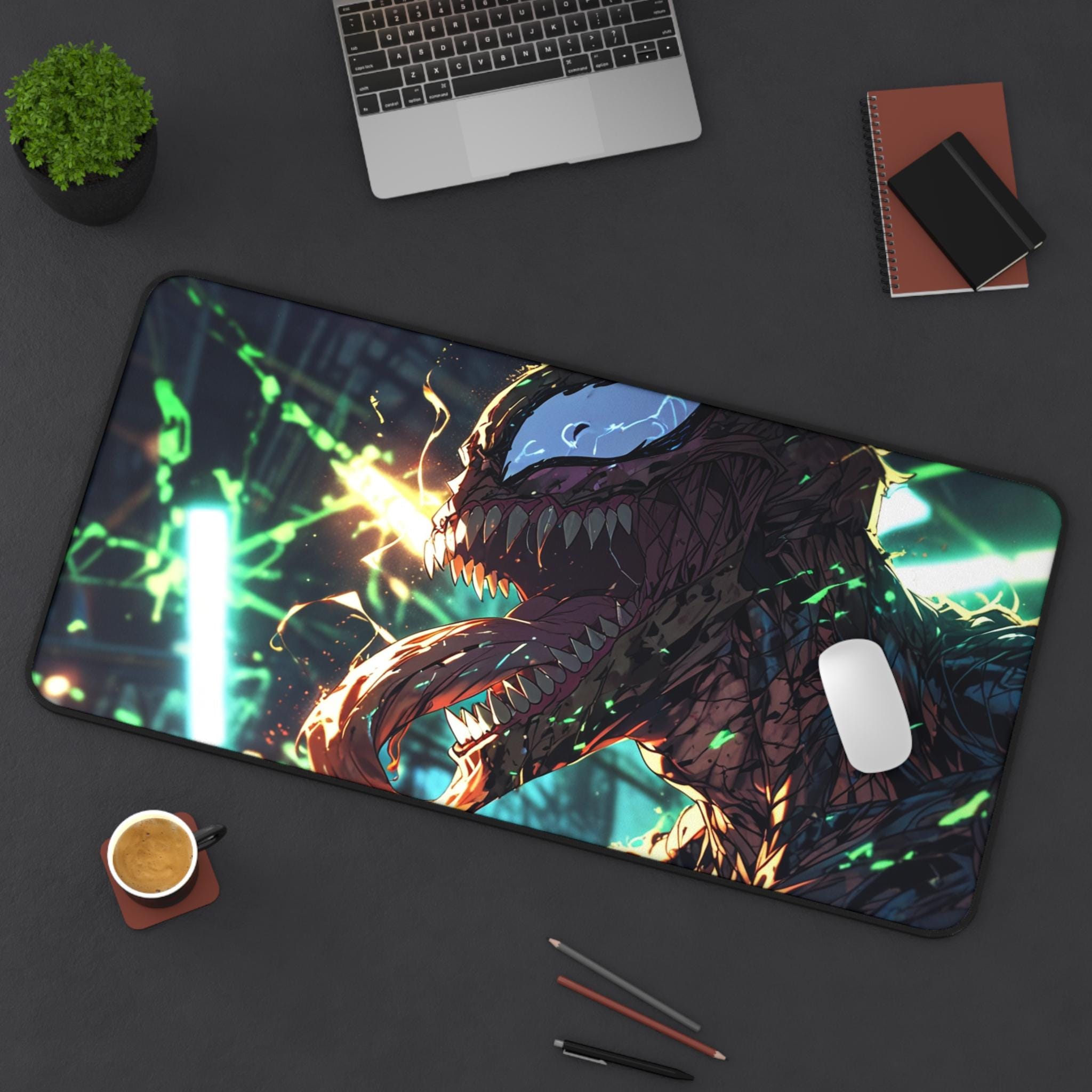 Venom Mouse Pad - Gaming Desk Mat, Geek Decor