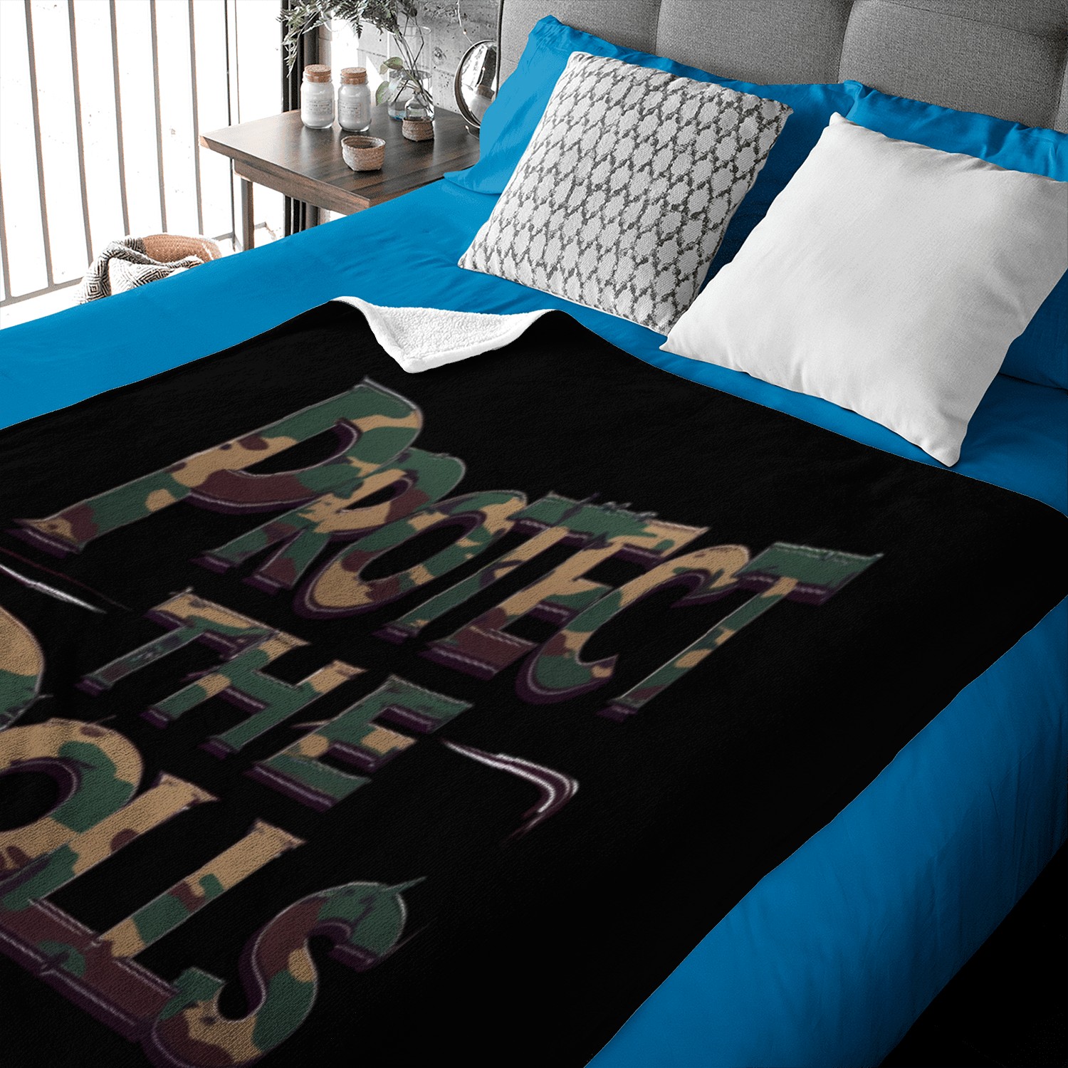 Protect the dolls Baby Blankets