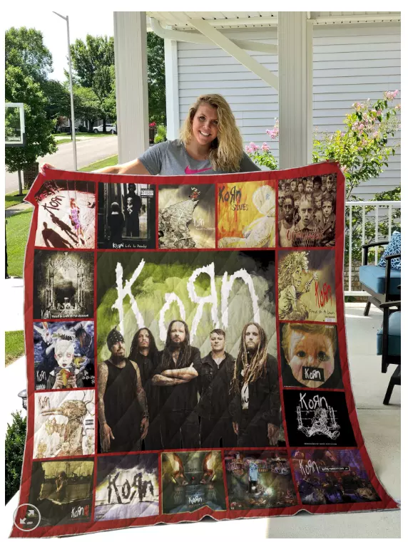 Korn Quilts Blanket Perfect Gift For Fans