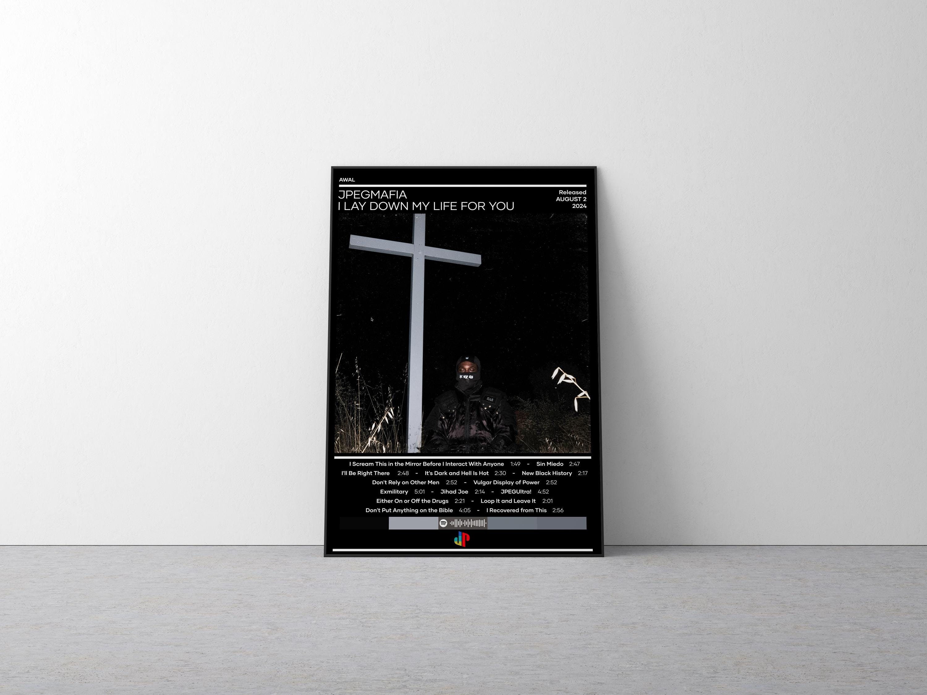 JPEGMafia Poster | I Lay Down My Life for You Poster | Rock Music Poster