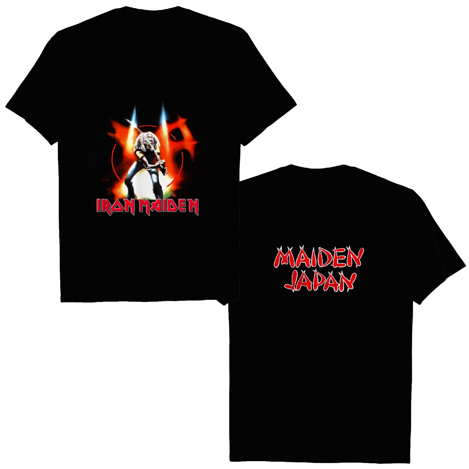 IRON MAIDEN Maiden Japan T-Shirt Double Sided