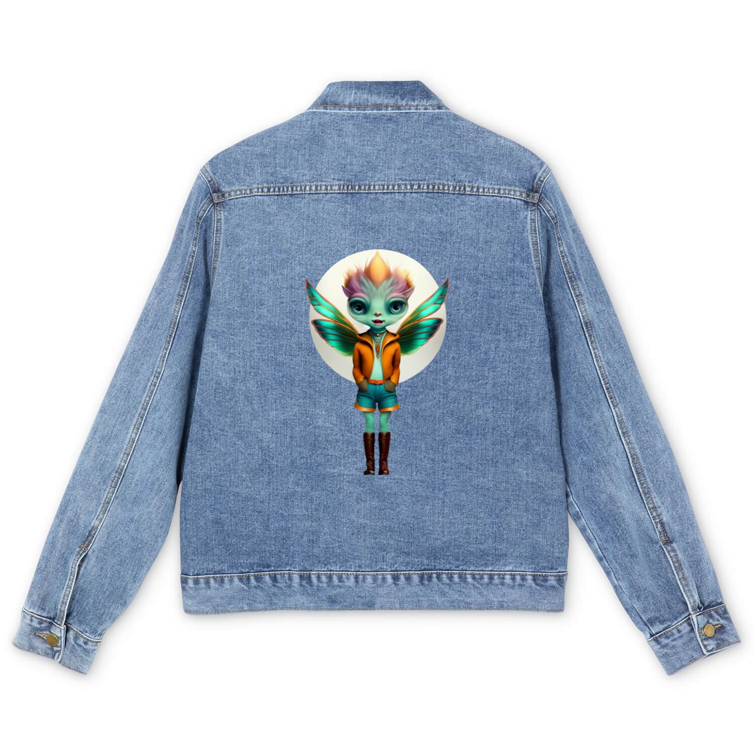 Mythical Creature 12 Men's Denim Jackets