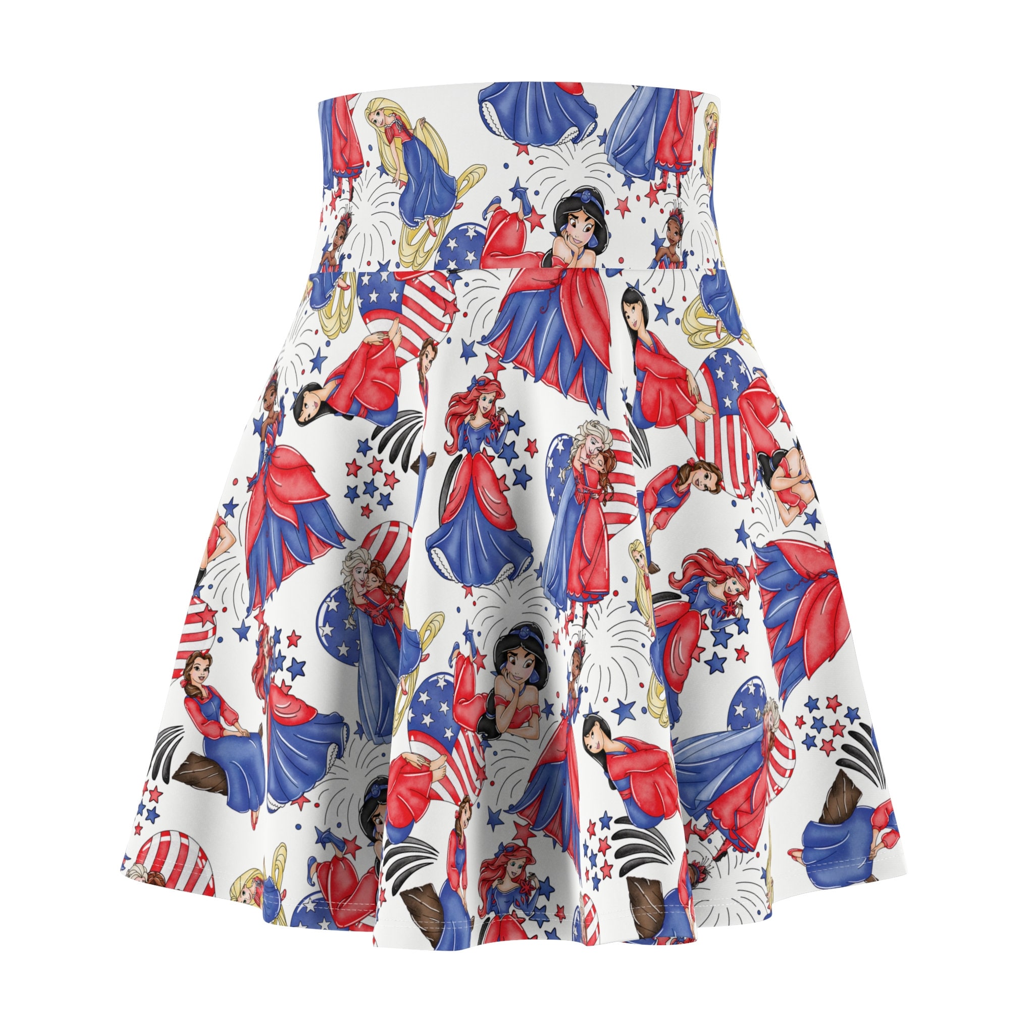 4th of July Inspired Women's Skater Skirt (AOP)