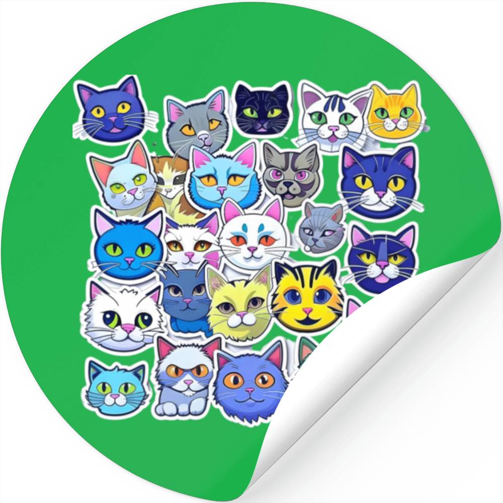 Hilarious Meme Cats: Shareable Humor Pack Stickers