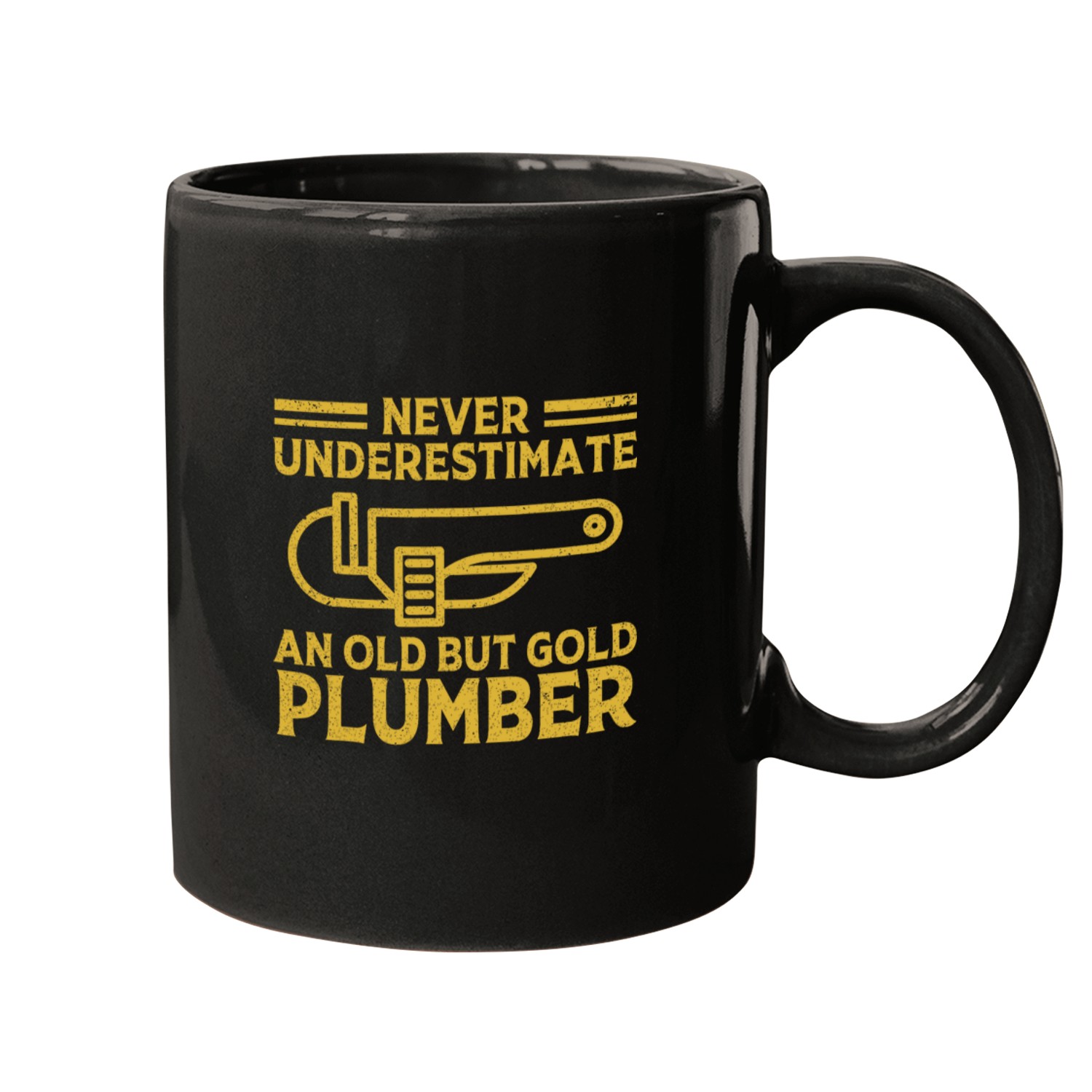 Plumbers Job Never underestimate an old Plumber Plumber Plumbing 2 Mugs