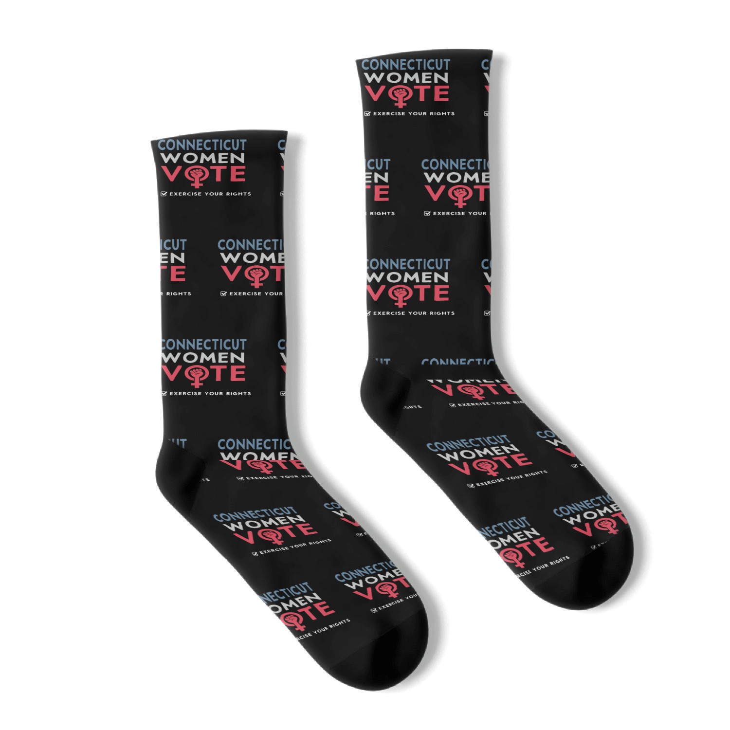 Connecticut Women Vote Voter 2022 Election Socks