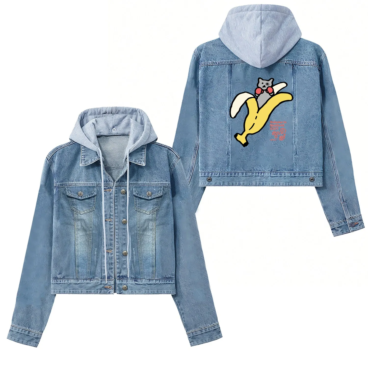 Bananyang - 029. Boxer Women's Denim Jackets