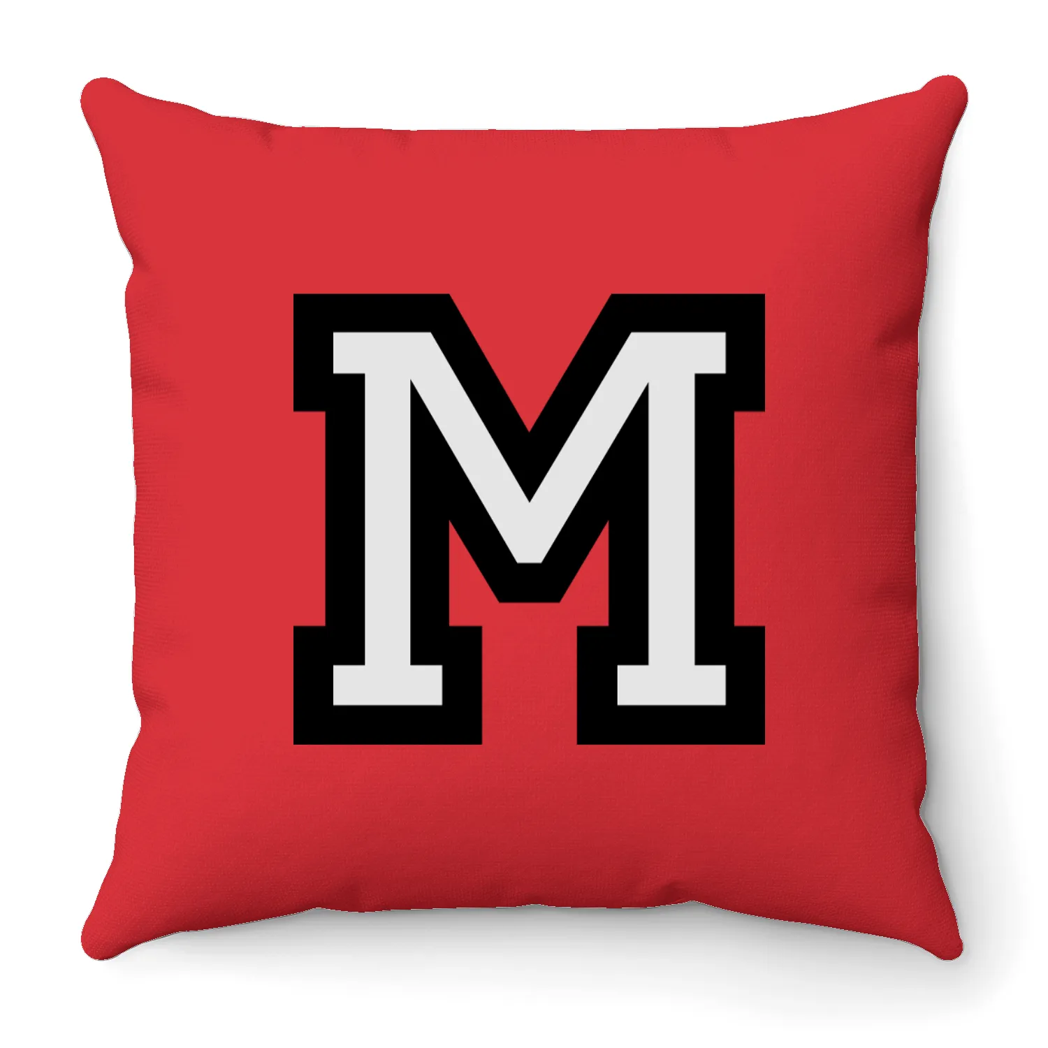 Letter M Throw Pillows
