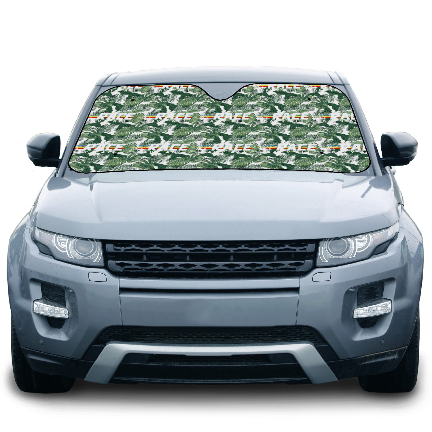 It s Race Day Y all White Text Car Sun Shades