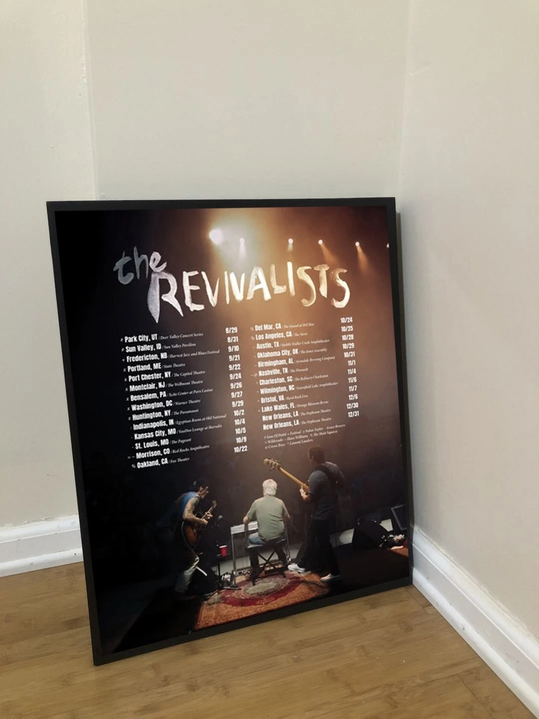 The Revivalists 2025 North America Tour Vertical Poster