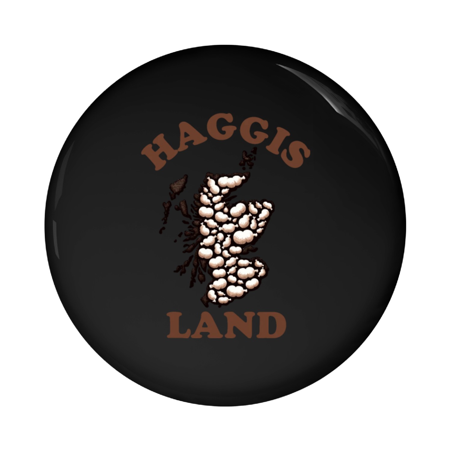 Haggis Land Scotland Map Celtic Tradition Pin Buttons