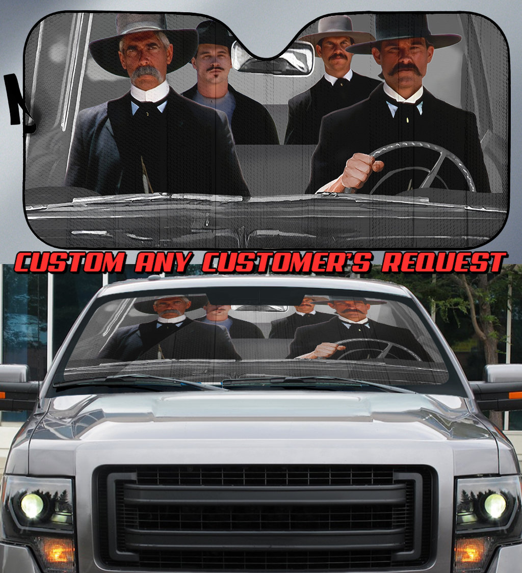 Cowboy Movie Car Sunshade, Cowboy Movie Auto Sun Shade, Movie Car Accessories