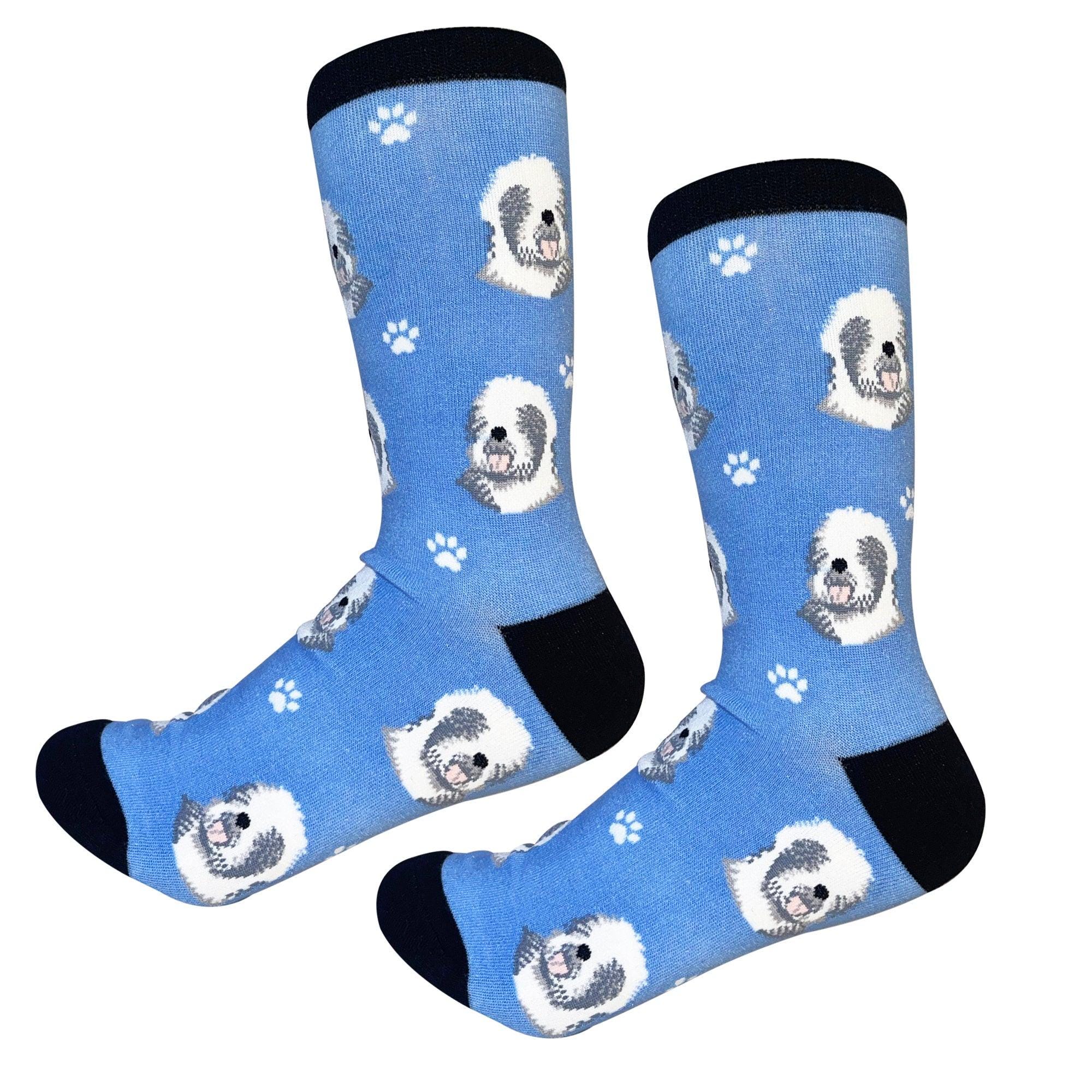 Old English Sheepdog Dog Socks, Gift Ideas for Pet Lovers