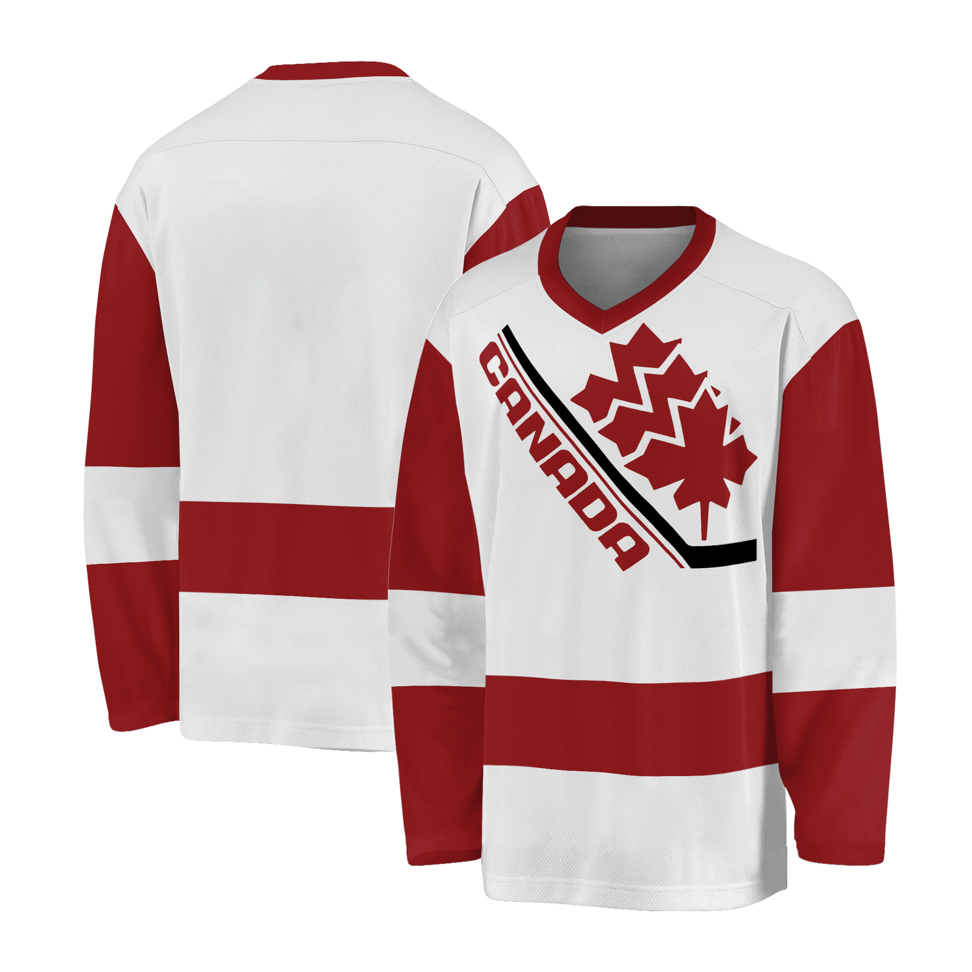 RARE Vintage 1980s Cooper Team Canada Away Hockey Jersey