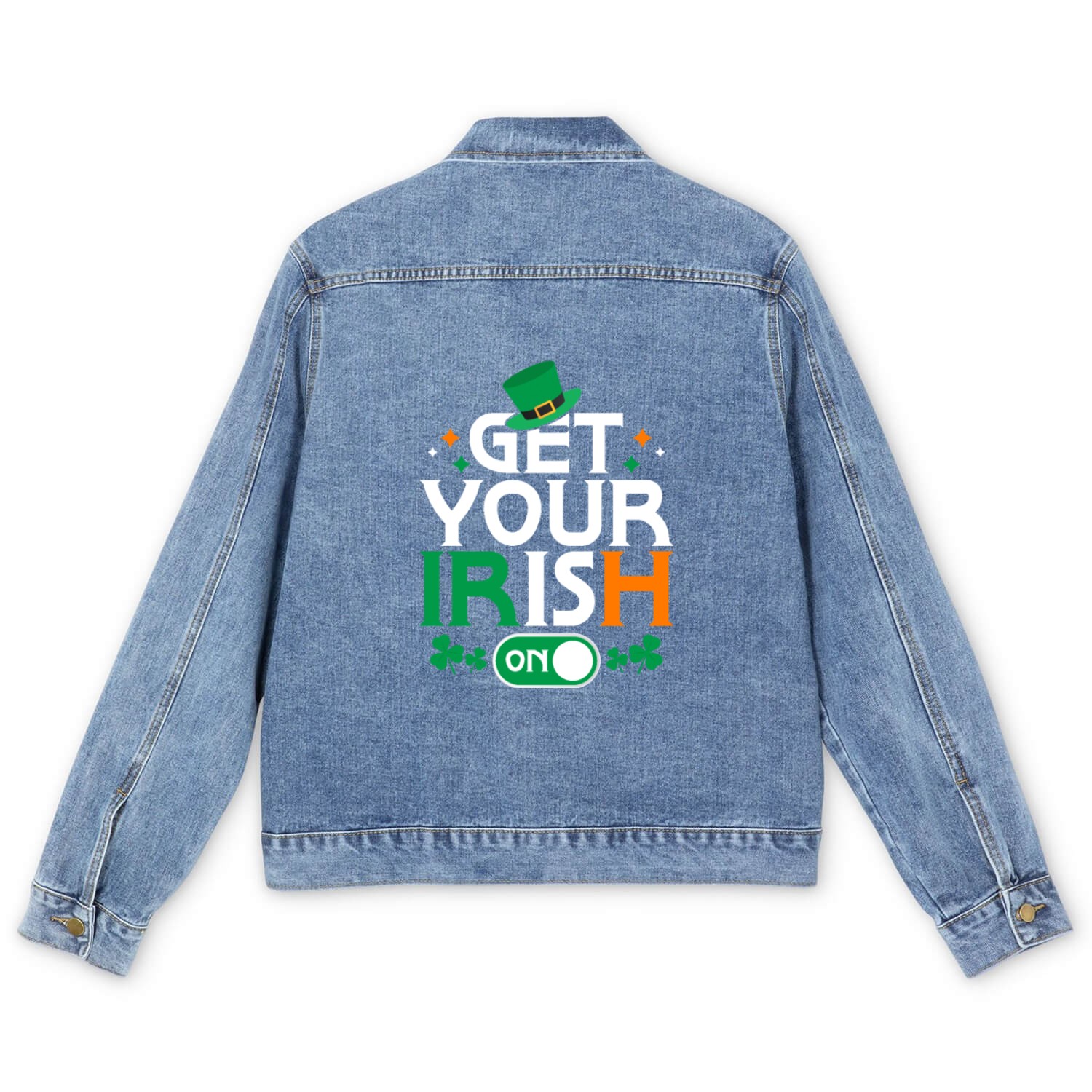 Get Your Irish On Men's Denim Jackets