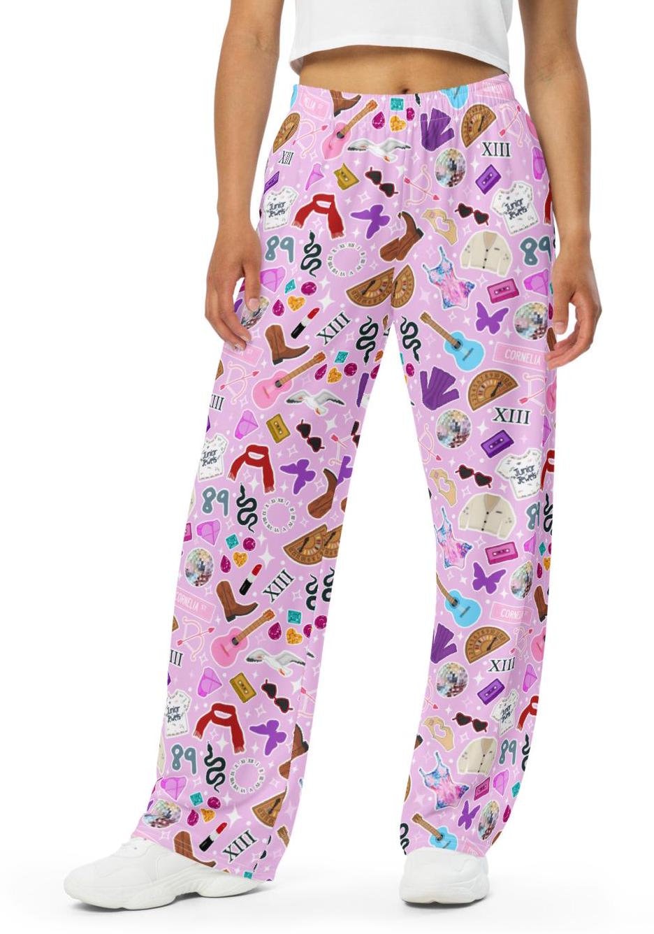 Pajama Pants (Women's) * Concert Tour * Pink * Travel Outfit * PJs * Lounge Pants * Pop Star * Pastel