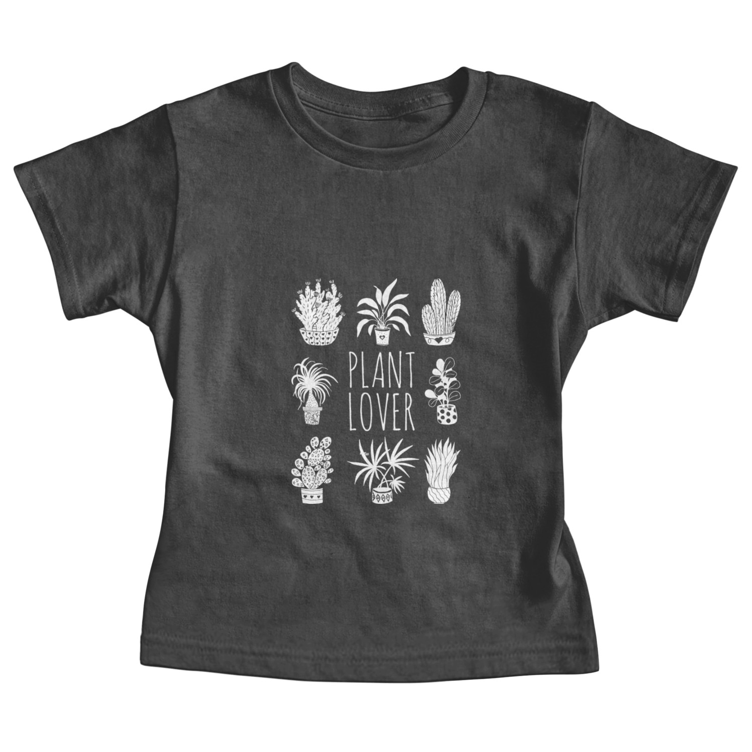 Plant Lover Potted Plants Gallery White Baby Tees