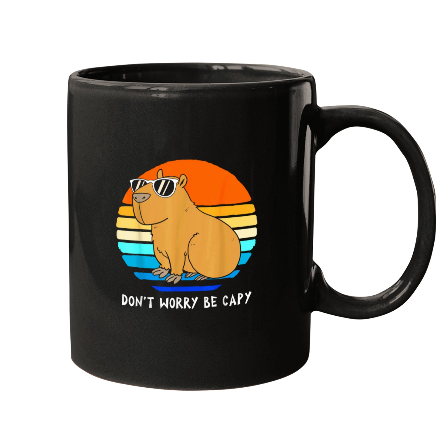 capybaras Pet Rodent don t Worry Be Capy Mugs