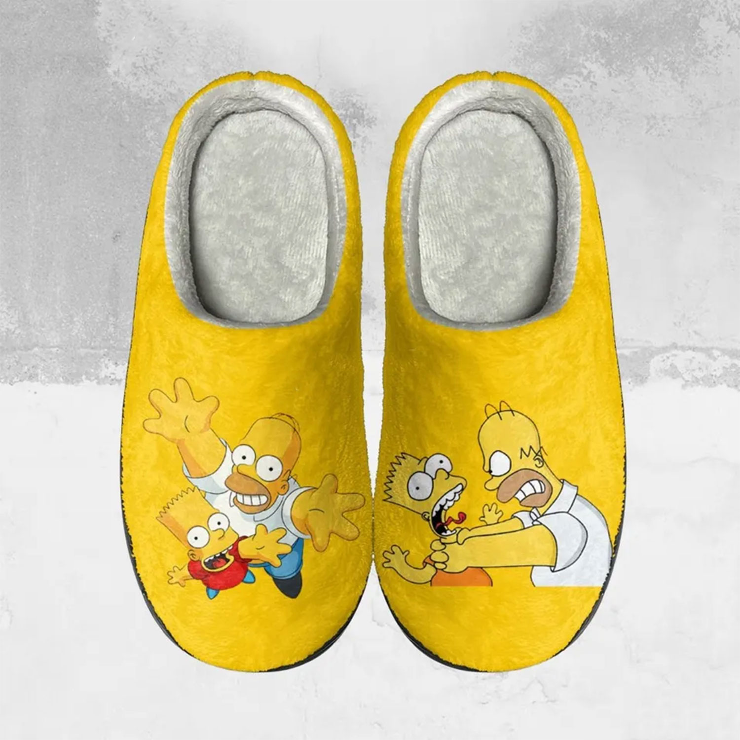 The Simpsons Family Cozy Unisex Winter Slippers