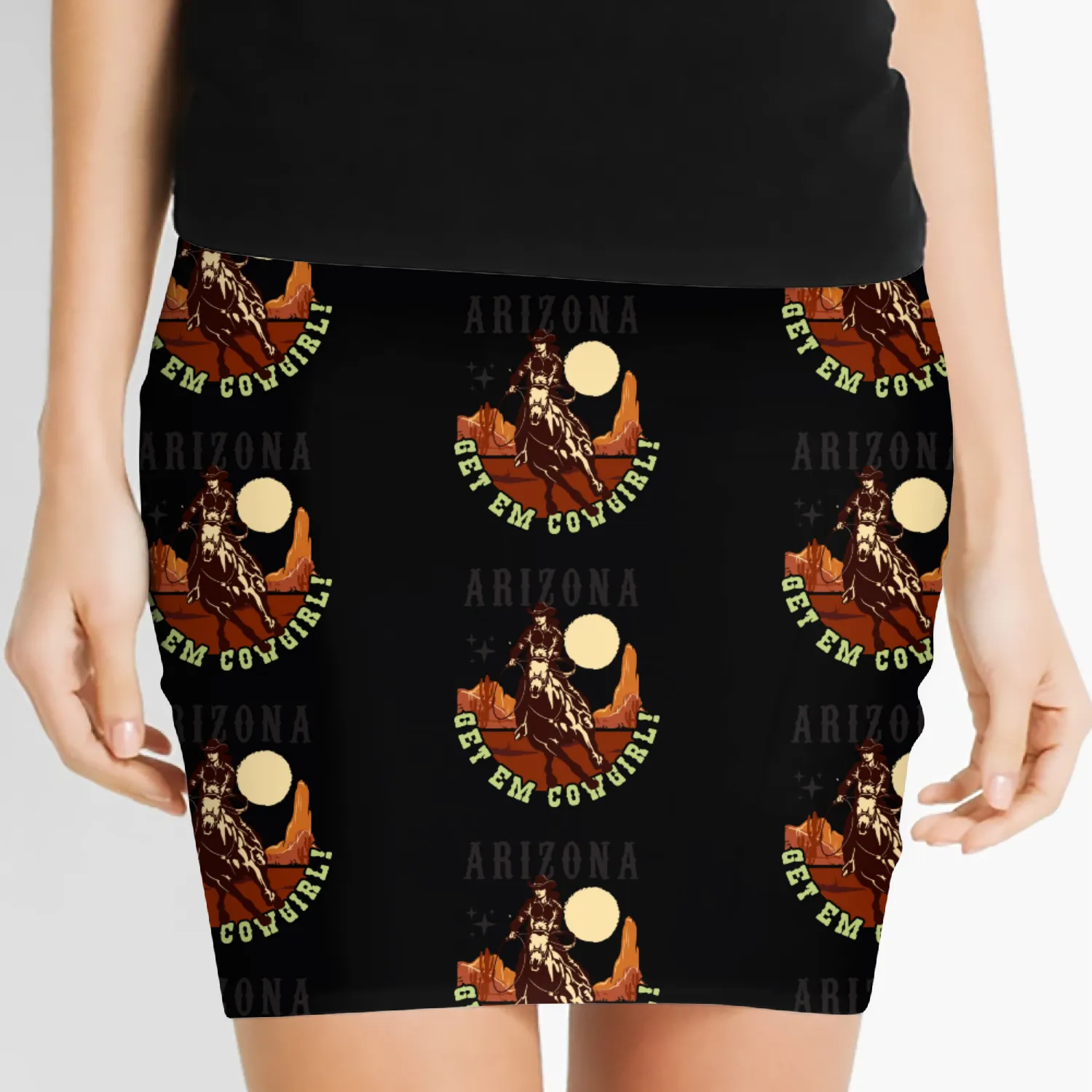 Arizonna Get E'm Cowgirl Women's Mini Skirts