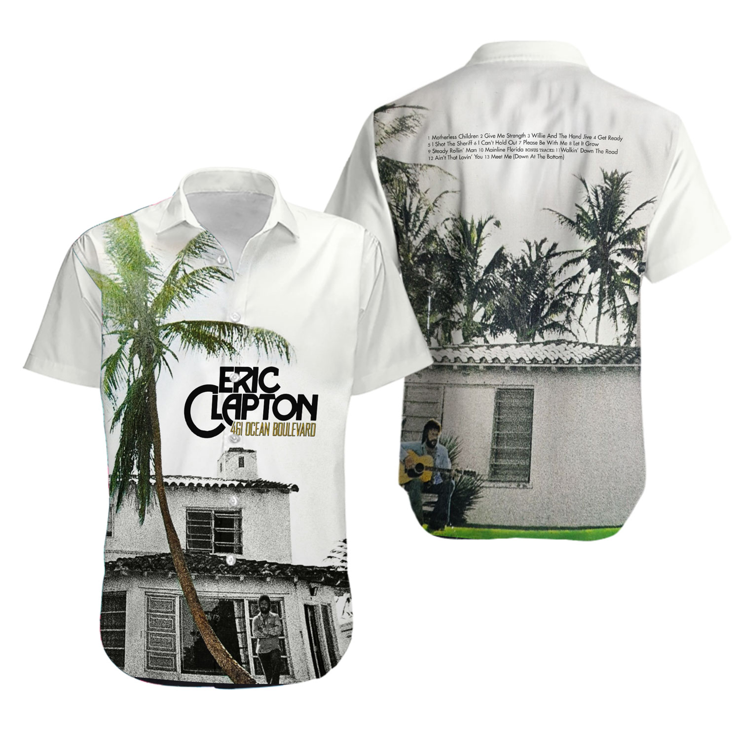 Greatest Guitarist Eric Clapton Ocean Boulevard Hawaiian Shirt