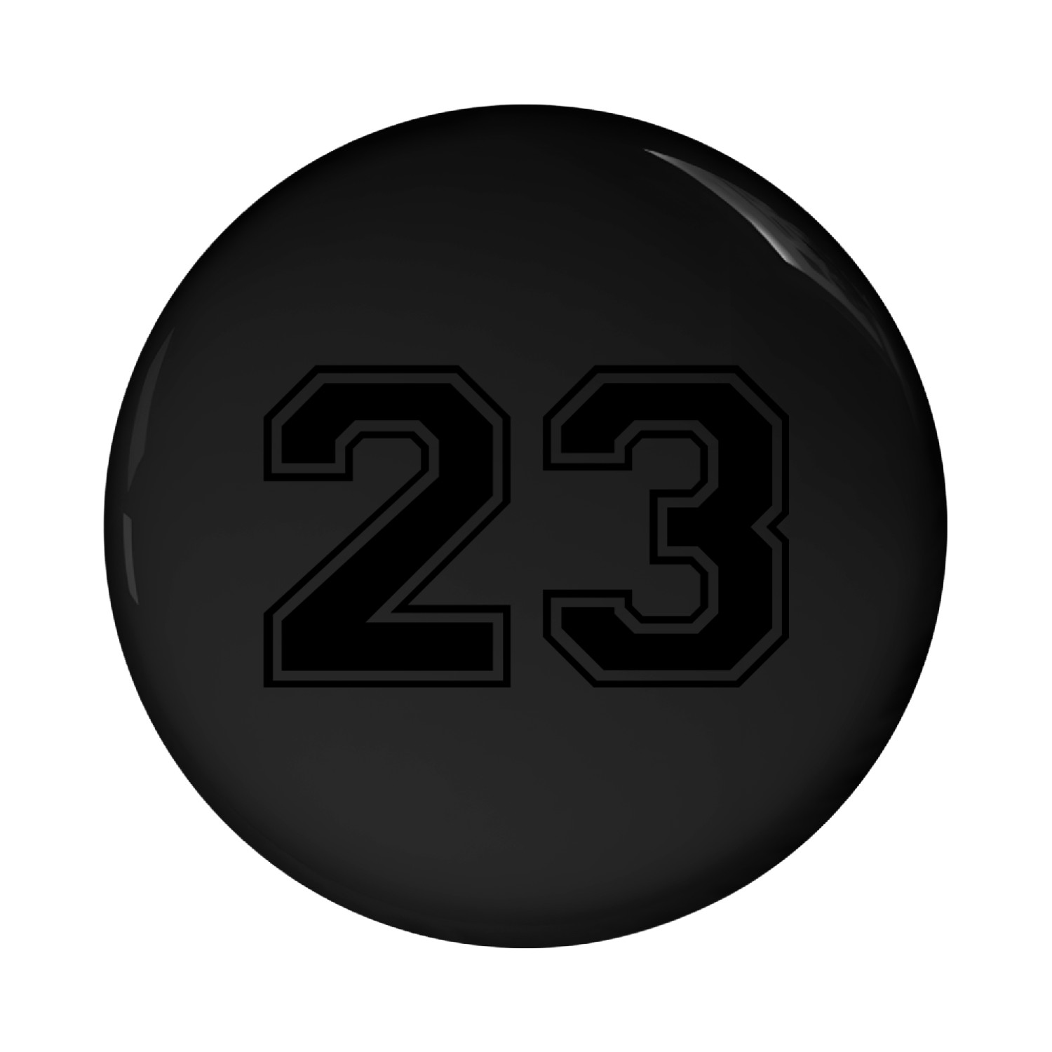 Varsity Number 23 Pin Buttons
