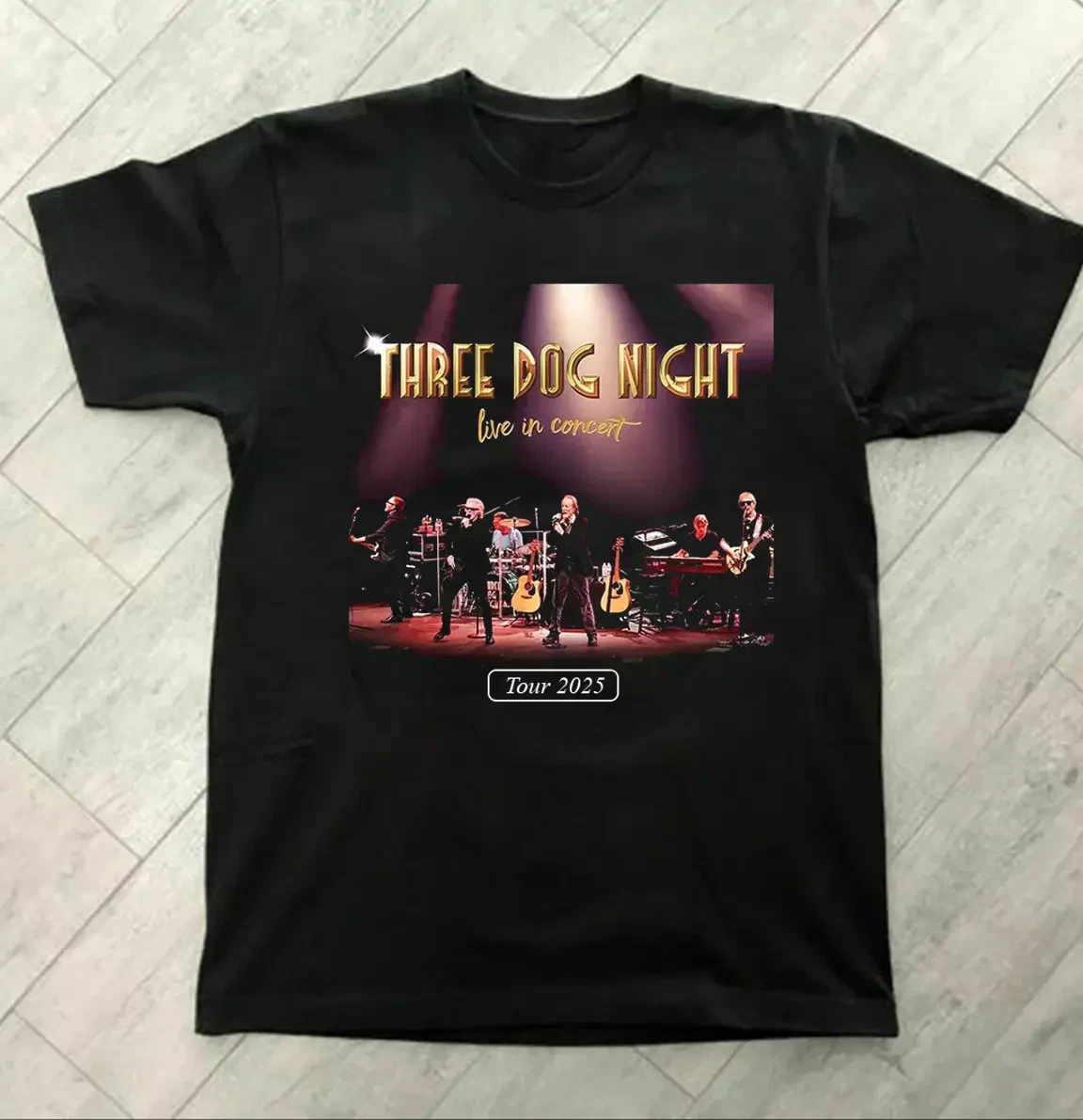 Three Dog Night Band Tour 2025 Gift for Fan Shirt S to 5XL