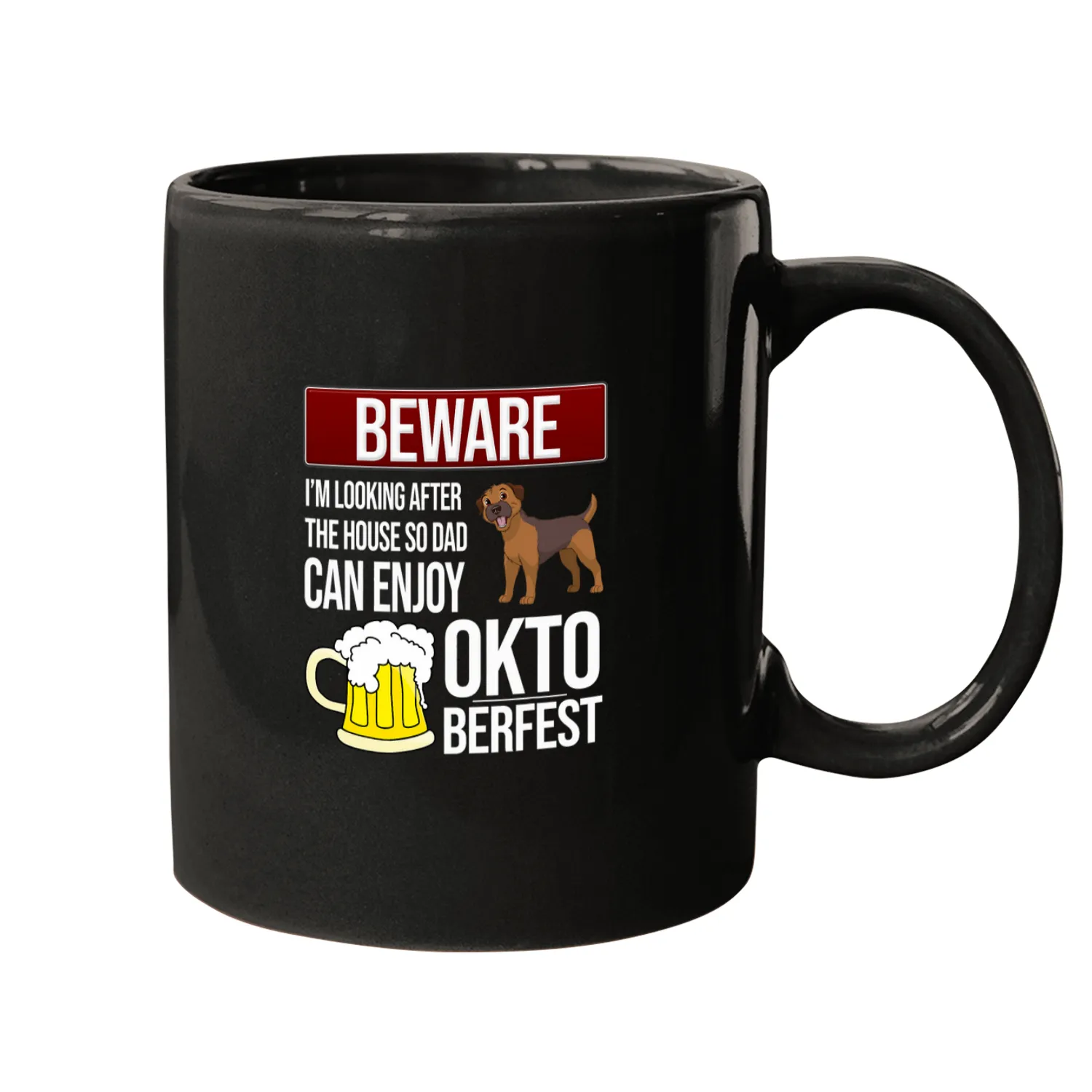 border terrier oktoberfest t Mugs