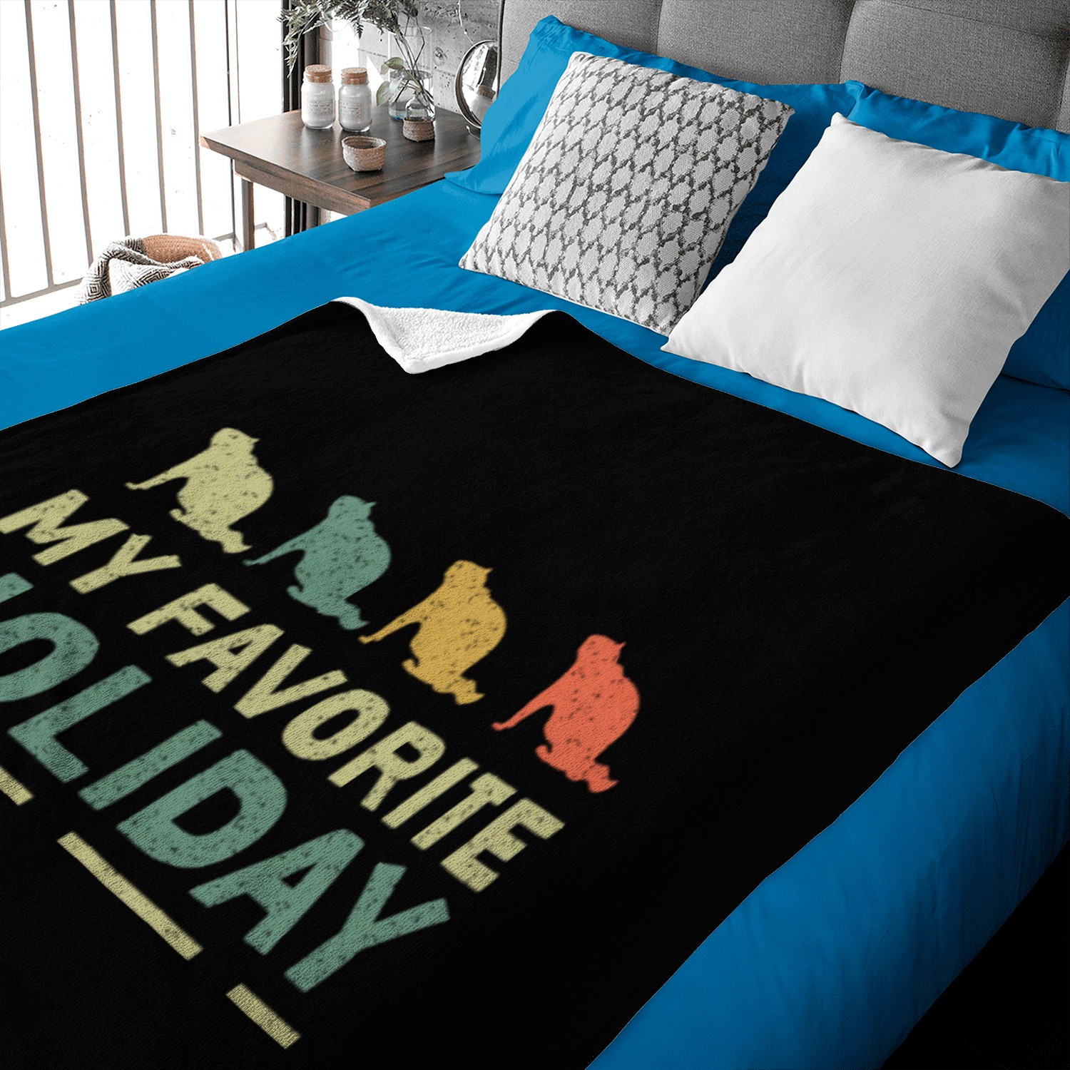 My Favorite Holiday Groundhog Day Baby Blankets