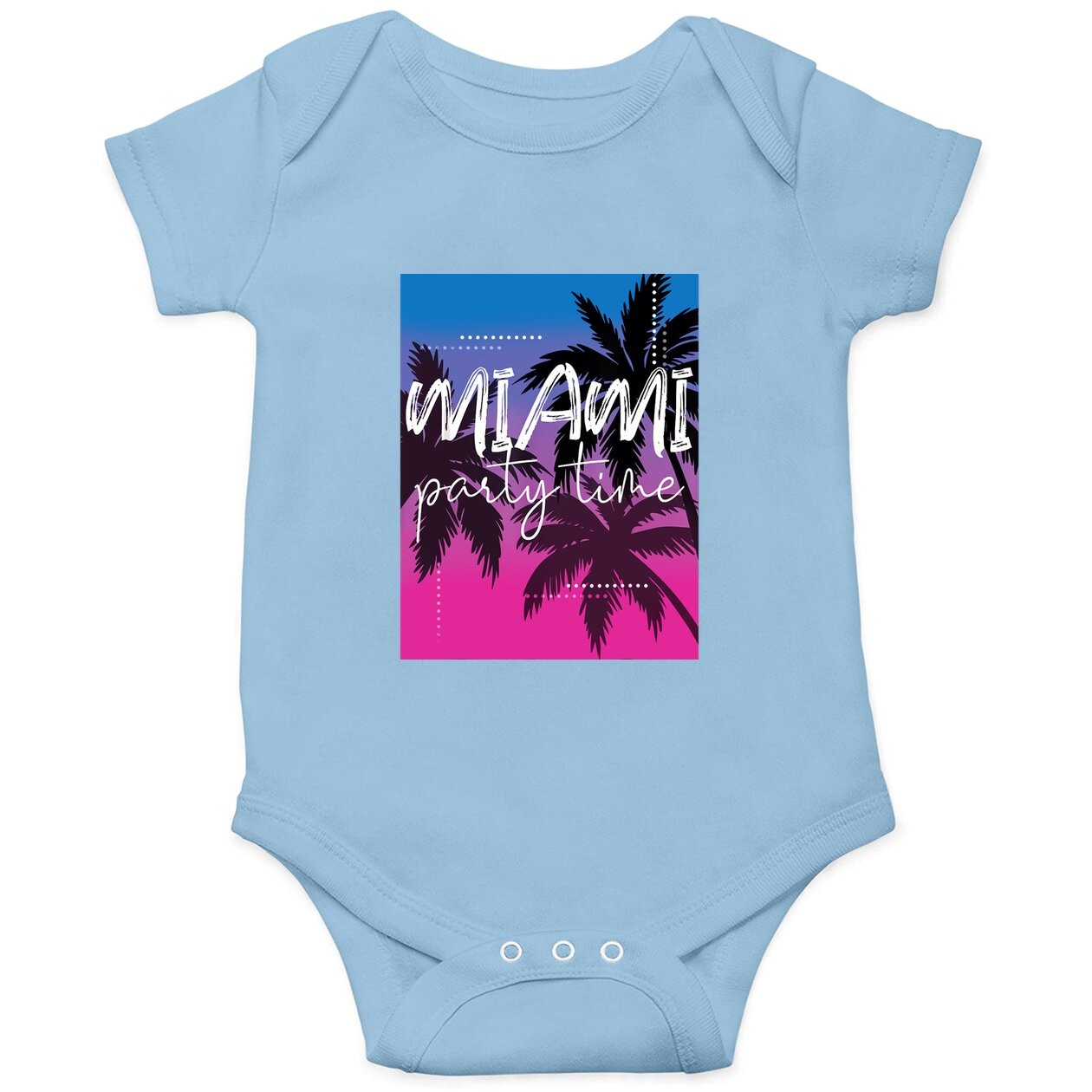 Baby Bodysuit Miami Beach Party Time