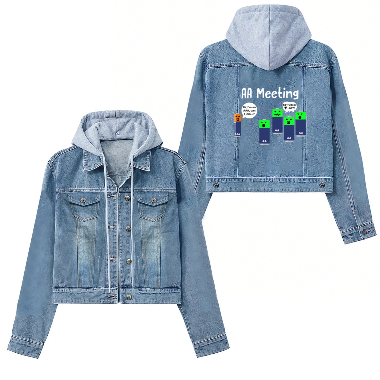 AA Meeting Women's Denim Jackets