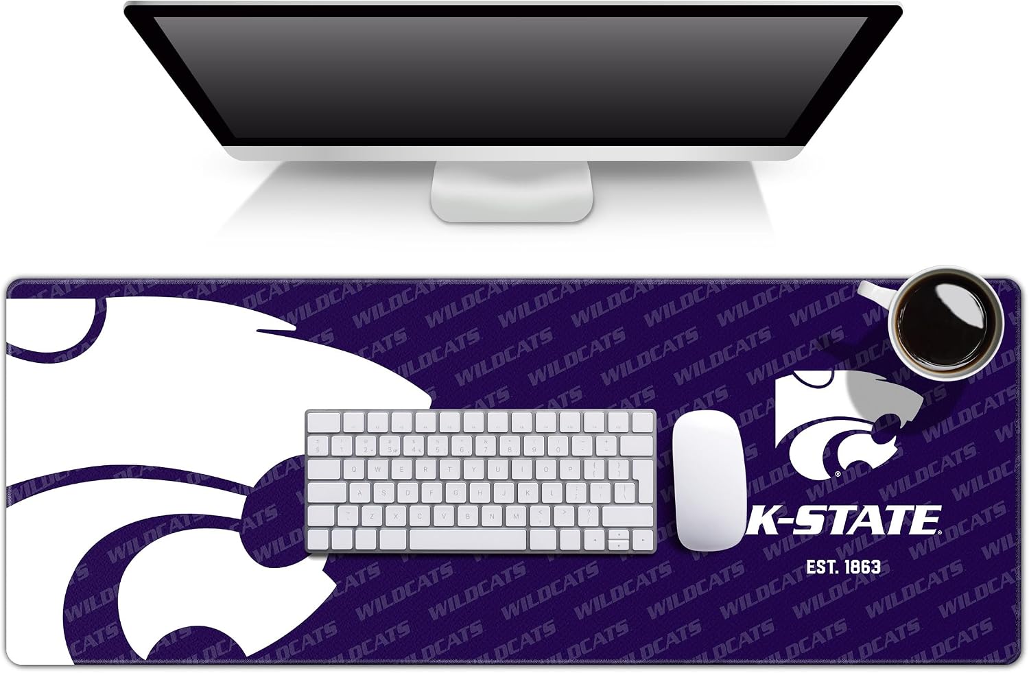 NCAA Kansas State Wildcats Logo Series Desk Pad SMU