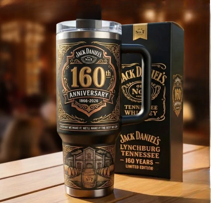 Jack Daniel 160th Anniversary 1866-2026 Tumbler With Handle